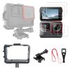 Cage for Insta 360 Ace Frame Accessories, Protective Housing Shell with Tempering Glass Lens Case