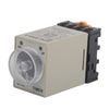 Hilitand 0-10 Seconds Time Delay Relay Knob Control Timer ON Time Relay with Base AC 110V