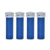 4 Pack Blue Replacement Roller Compatible with Scholl Express Pedi Foot Smoother-Extra Coarse