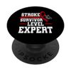 Stroke Survivor Level Expert - Multiple Stroke Recovery PopSockets Swappable PopGrip