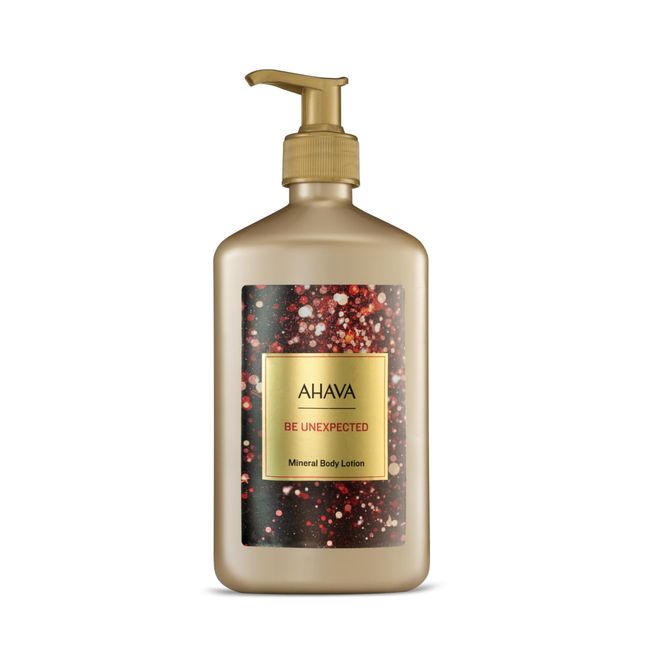 AHAVA Be Unexpected Mineral Body Lotion - Daily Moisturizing & Hydrating Body Lotion with Osmoter, Exclusive blend of Dead Sea Minerals & Nourishing Botanical Extracts, Original, 17 Fl.Oz