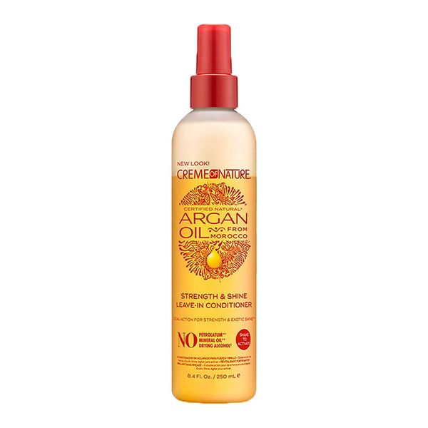 Argan Oil Leave In Conditioner by Creme of Nature, Detangling and Conditioning Formula for Normal Hair 8.45 Fl Oz