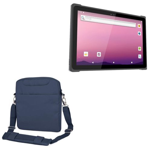 BoxWave Case Compatible with Emdoor EM-T195 - Encompass Urban Bag, Over Shoulder Messenger Straps Handle Bag Pockets - Navy