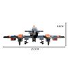 Cogo CG3092 3-in-1 Airplane Blue Orange-