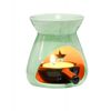 Warmself Green Ceramic Essential Oil Burner Tealight Candle Holder Decorative Aroma Diffuser