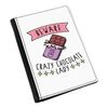 Gift Base Beware Crazy Chocolate Lady Passport Holder Cover
