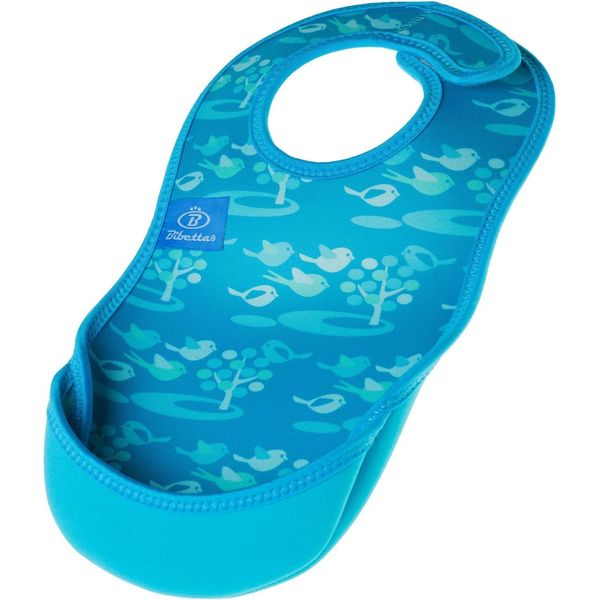 Bibetta Ultrabib Baby Bib (Turquoise Bird)