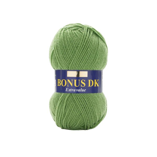 Hayfield Bonus DK Double Knitting, Grass (825), 100g by Sirdar