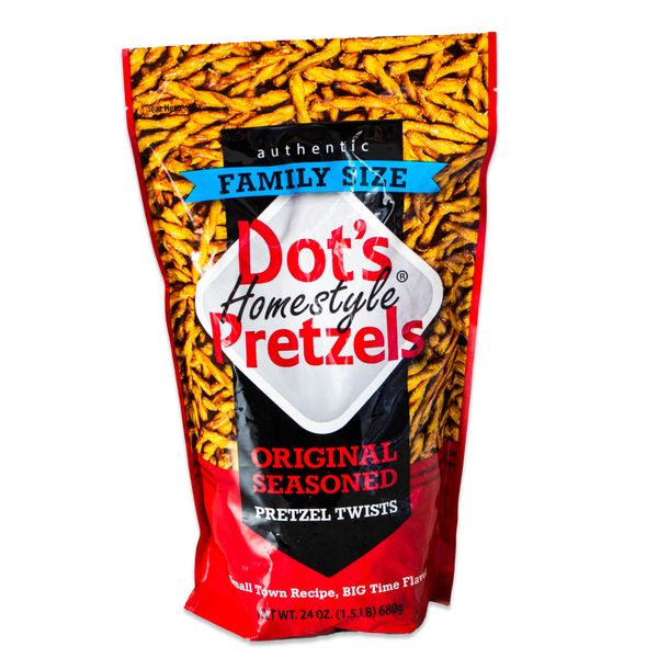 Dot's Homestyle Pretzels - Original Seasoned Pretzel Twists - Gourmet and Tasty - 1, 24oz bag