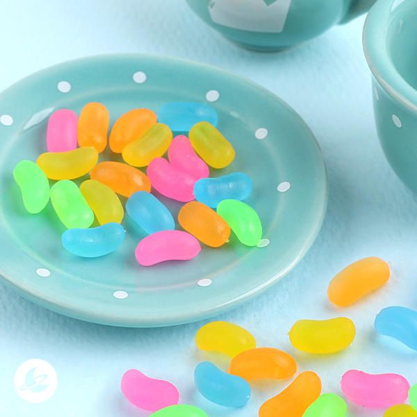 Jelly Bean Mix Parts Resin Art Craft Material R402