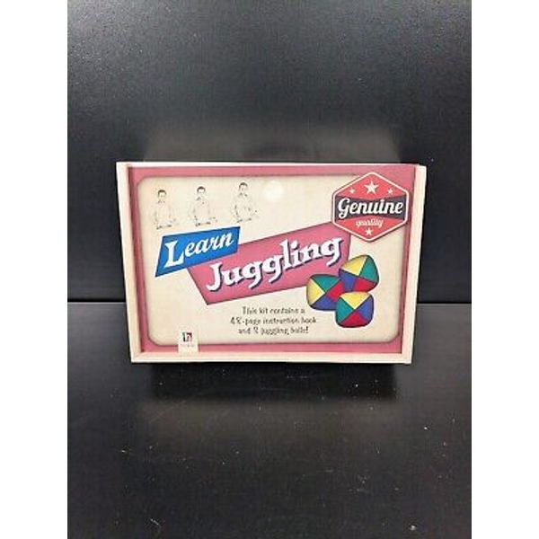 Hinkler Learn Juggling, Wooden Box Kit, 3 Juggling Balls with Instructions. 2005