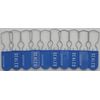 Electric Meter Security Seal Wire Padlock Blue Pack of 10