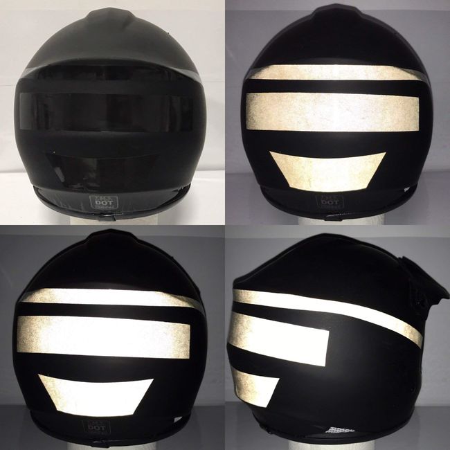 Motorcycle helmet stickers