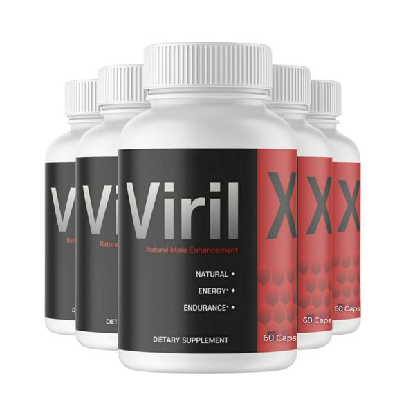 5-Pack Viril X All Natural Formula Dietary Supplement - 300 Capsules