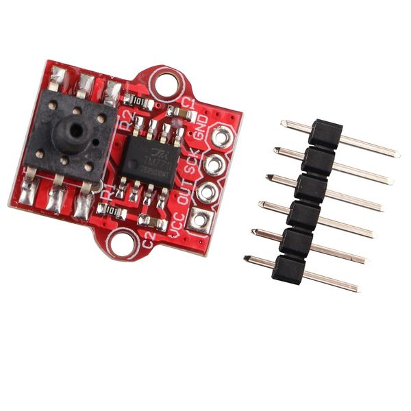 HALJIA Digital Barometric Air Pressure Sensor Module 0-40 KPa Water Level Controller Board Liquid Flow Sensor Module Compatible with Arduino 3.3V-5V