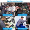 SUNJOYCO 24Pcs Multimeter Test Leads, Alligator Clips, Test Hooks, Replaceable Multimeter Probes 1000V 10A CAT III for Fluke Voltmeter