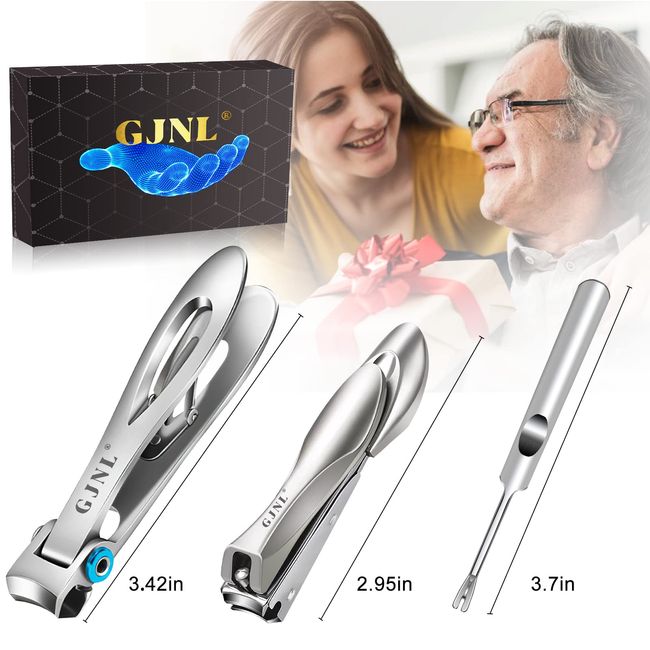 Toenail Clippers for Seniors Thick Nails - Wide Jaw Opening Extra