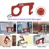 20Pcs Contactless Keychain Portable Key Door Opener Handheld Keychain Touchless