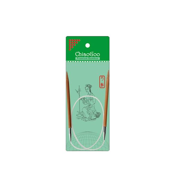 ChiaoGoo Circular Needle Bamboo 60cm 3.25mm Patina - 1pc