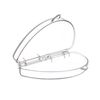 Pendeford NS608 Microwave Omelette Pan , Silver