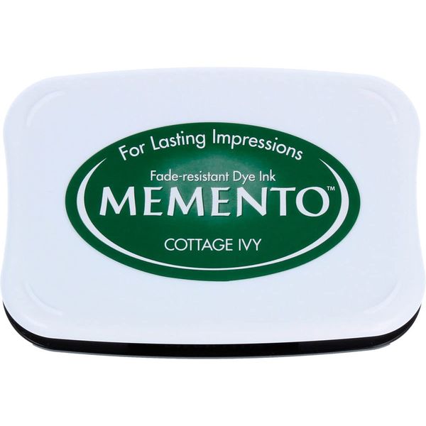 Memento Cottage Ivy Stamp Pad Memento, Green