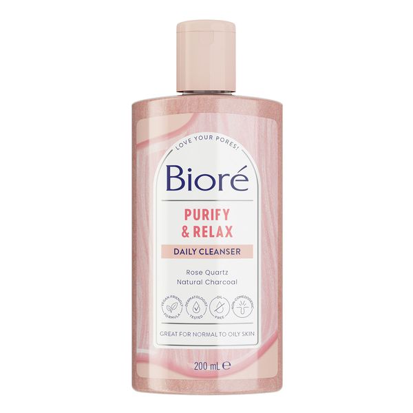 Biore Purify and Relax Daily Cleanser, 200 ml