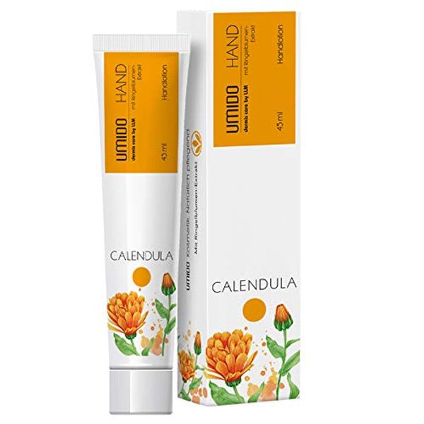 4 Stück Set Aktion UMIDO Hand-Lotion Set 45 ml Ringelblumen-Extrakt | Handcreme | Pflegecreme | Lotion | Hautpflege | Handcreme Set