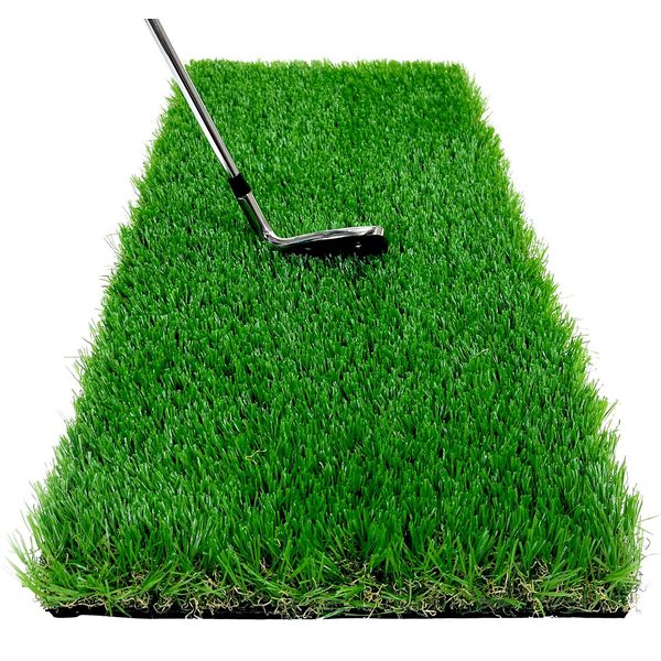 GolfStyle Golf Mat, 1.8 inches (45 mm), Deep Rough Turf, Golf, Practice Mat, Swing Iron, Approach, Rough Turf, Exercise Equipment, Indoor/Outdoor, Artificial Turf, SBR, 11.8 x 23.6 inches (30 x 60