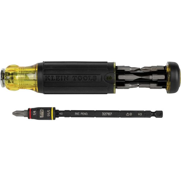 KleinTools 14-in-1 HVAC Adjustable Impact Driver with Flip Socket 32304