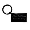 Useful Baking Gifts, I Don't Need Therapy Because I'm Baking, Holiday Keychain for Baking
