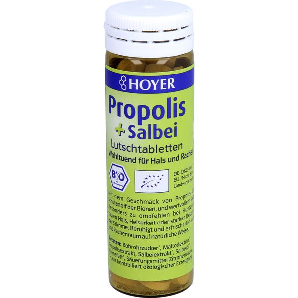 HOYER Propolis & Salbei Lutschtabletten, 60 St LUT