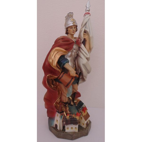 Zisaline Heiliger Florian, Höhe 28 cm, handbemalt