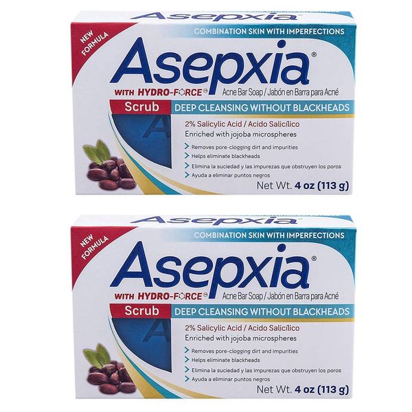 Scrub Exfoliante Cleansing Bar Soap 4 Oz (Pack of 2)