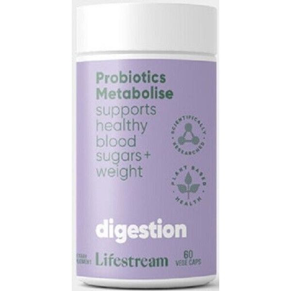 Lifestream Probiotics Metabolise Capsules 60 - made in New Zealand