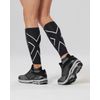 2XU Unisex Compression Calf Guard UA1987 - Black/Black, Small