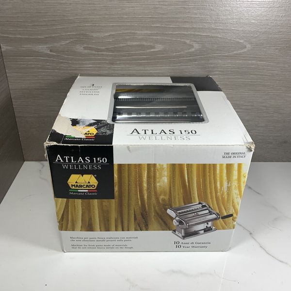 Marcato Atlas 150 Wellness Pasta Maker New Open Box