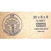 30" x 8" x 8" CARDBOARD BOX - 200 lb - 10 BOX BUNDLE