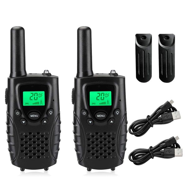 Specific Small Power Walkie T38 WesTayin T38, Rechargeable Walkie Talkie, Set of 2, Radio, Power Saving Transceiver, No License or Qualification, Can Be Used With Low Radiation