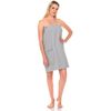 TowelSelections Women's Wrap, Shower and Bath Waffle Spa Towel Wrap Large/X-Large Harbor Mist Gray