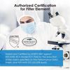 NSF/ANSI 42&372 Certified Water Filter, Replacement for Berkey® BB9-2® Black Fil