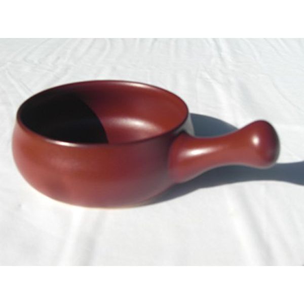 Reddish Brown Ramekin Ahijo Pot, Heat Resistant Soil, Open Fire, Made in Japan, Mino Ware, Commercial Use, Tapas Au Gratin