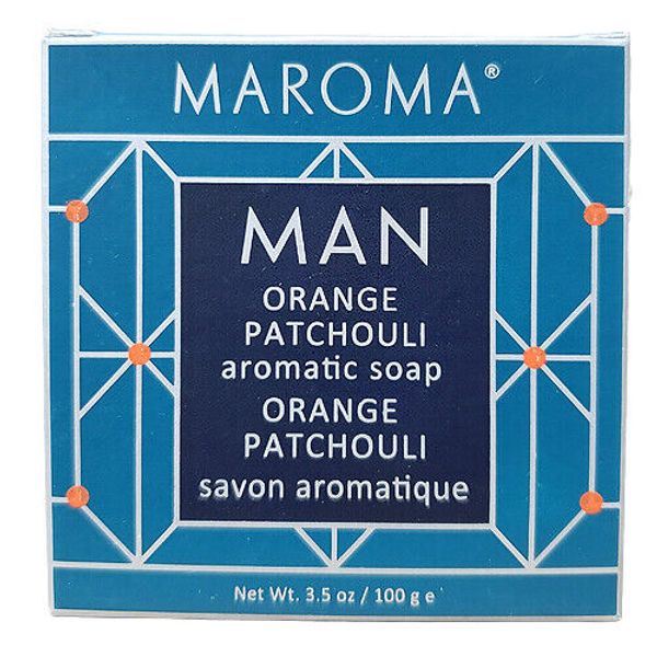Maroma Man Soap, Orange Patchouli, 3.5 Ounces