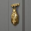 Polished Brass Bat Door Knocker