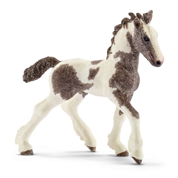 Schleich Farm World, Realistic Farm Animal Horse Toys for Kids and Toddlers, Tinker Foal Toy Figurine, Ages 3+