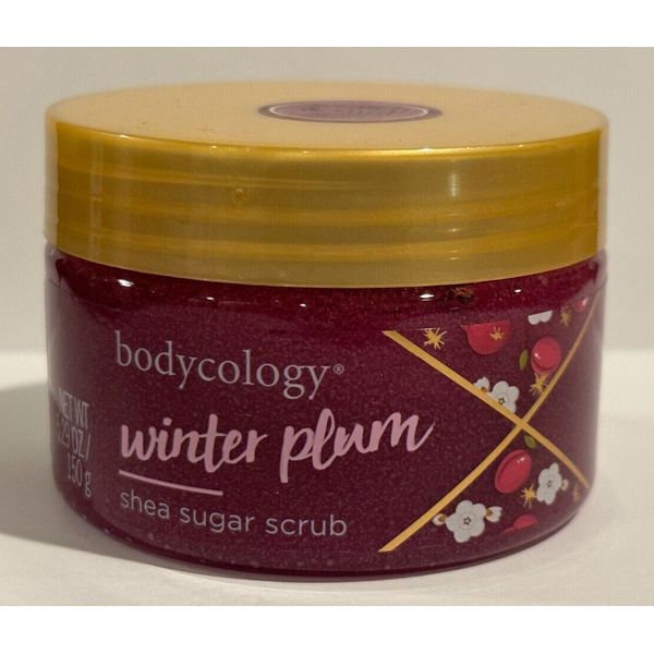 Bodycology Shea Sugar Scrub Women - WINTER PLUM - 5.29 oz - Insert Sealed