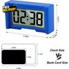 Small Digital Clock Mini Car Dashboard Clock Battery Operated Car Truck Dash....