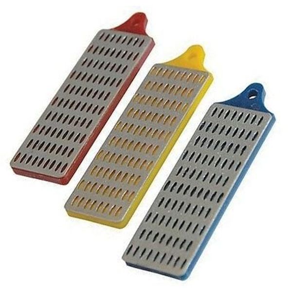 DIAMOND WHETSTONE SHARPENER TOOL SET GRADES SHARPENING STONE 260 GRIT U132