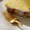 Cutipol GOA White/Matte Gold Dessert Fork Spoon Set
