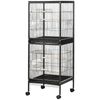 Large Bird Cage with 1.7 ft. Width, Bird Aviary Indoor with Multi-Door Design