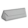 LAGO TERRA Premium Triangular Foldable Glasses Case - Grey
